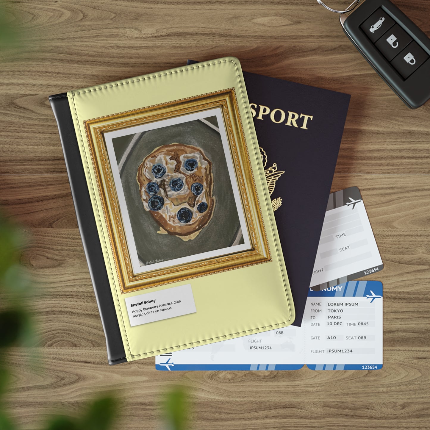 Happy Blueberry Pancake | Passport Cover