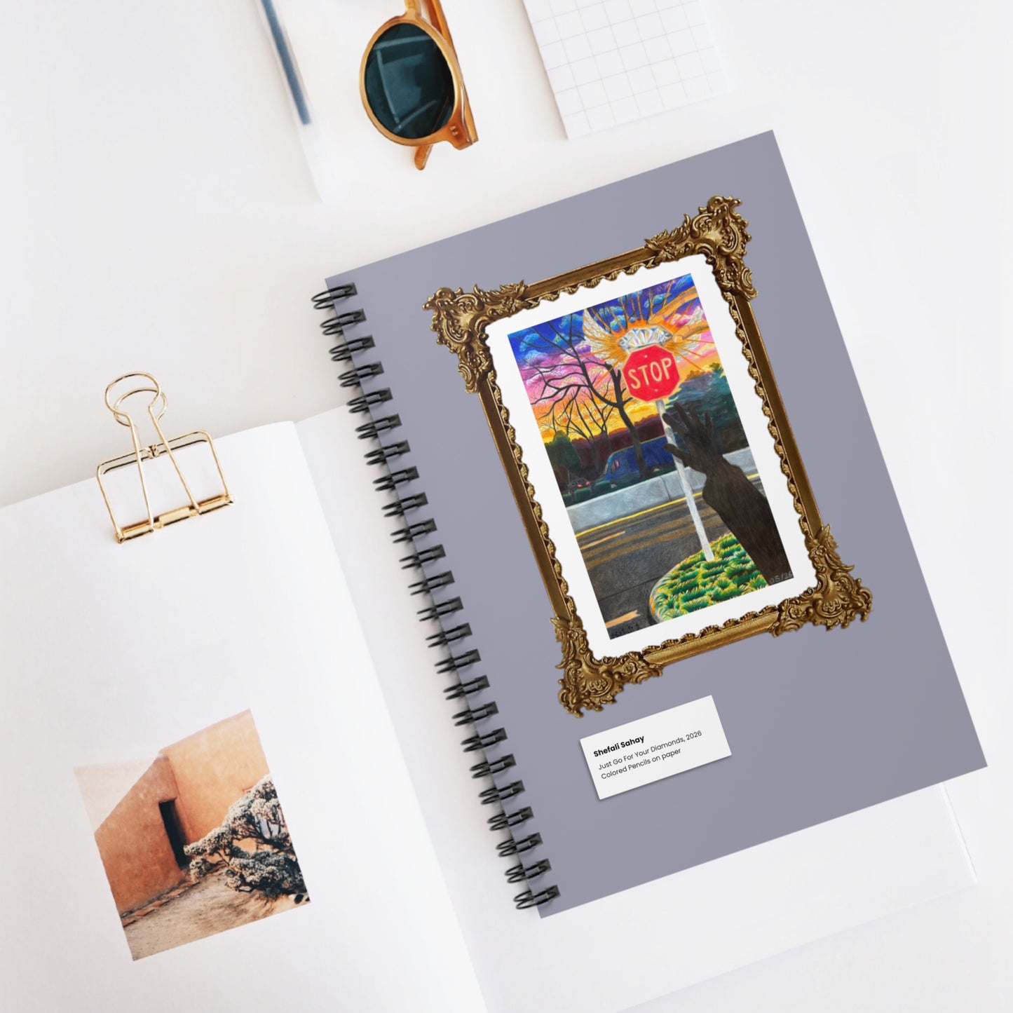 Just Go For Your Diamonds | Spiral Notebook - Ruled Line