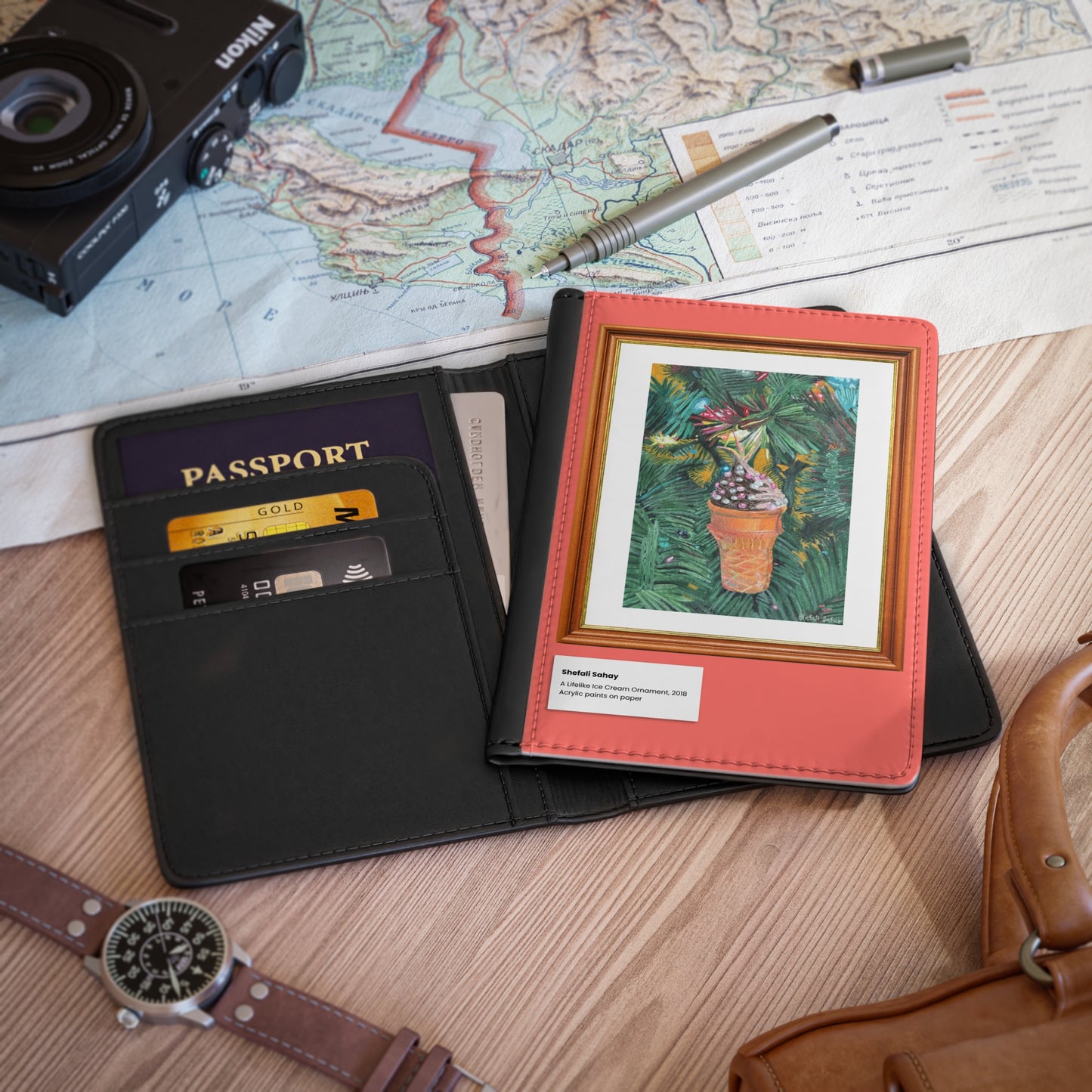 A Lifelike Ice Cream Ornament | Passport Cover
