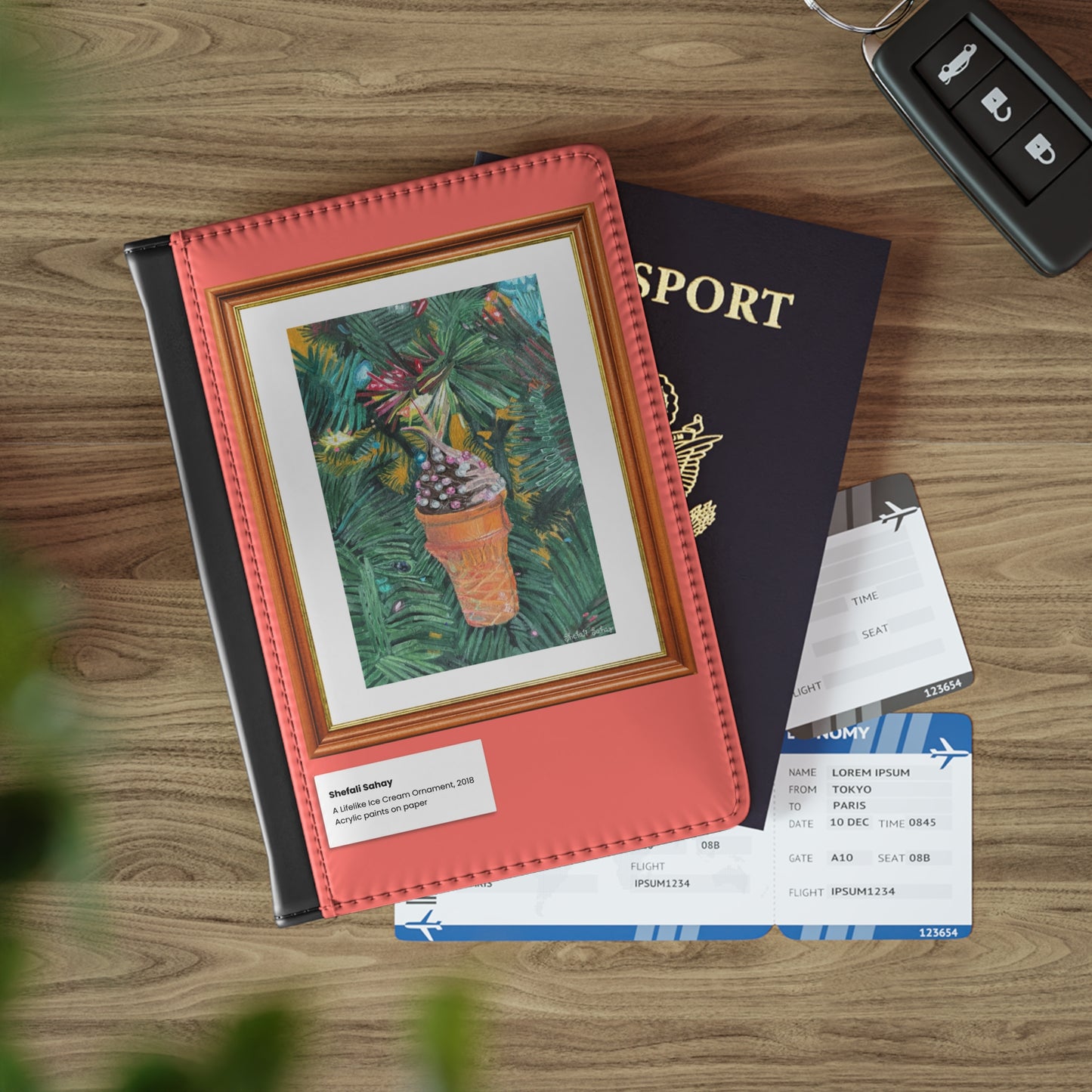 A Lifelike Ice Cream Ornament | Passport Cover