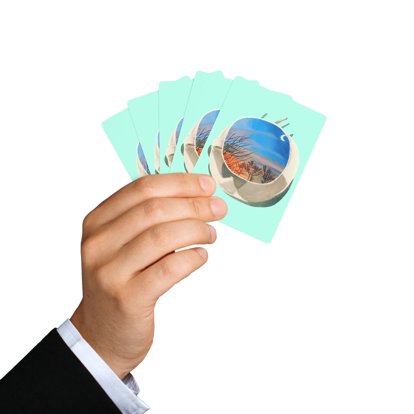 A Cup Of Sunrise | Playing Cards