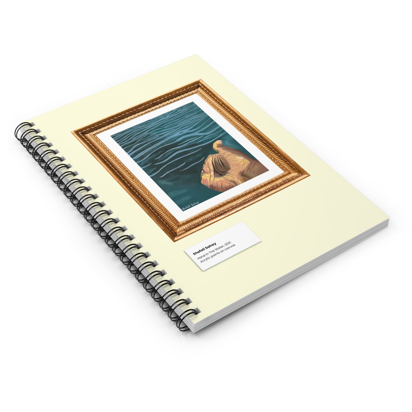Hand In The Water | Spiral Notebook - Ruled Line