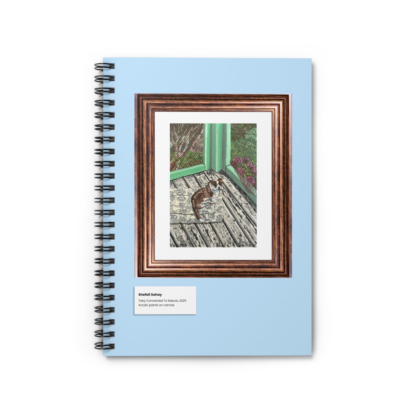 Toby Connected To Nature | Spiral Notebook - Ruled Line