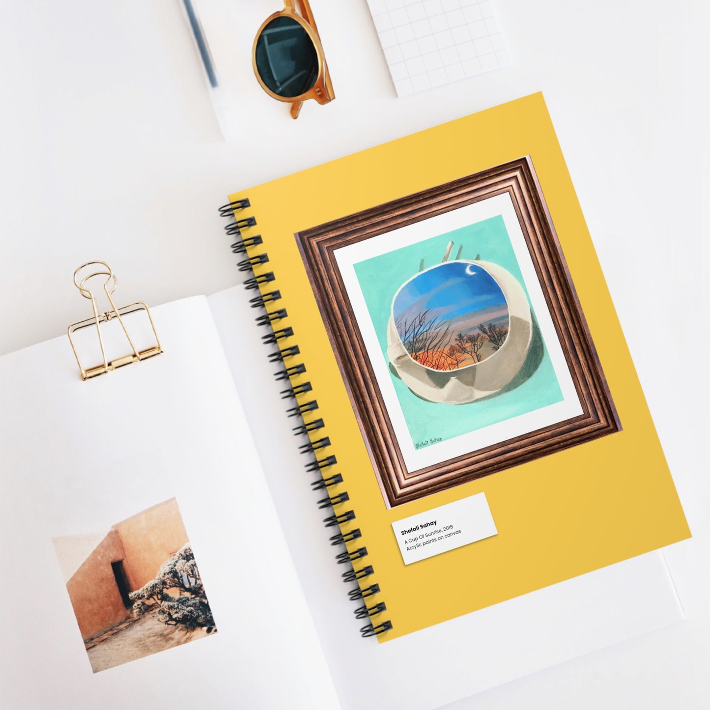A Cup Of Sunrise | Spiral Notebook - Ruled Line
