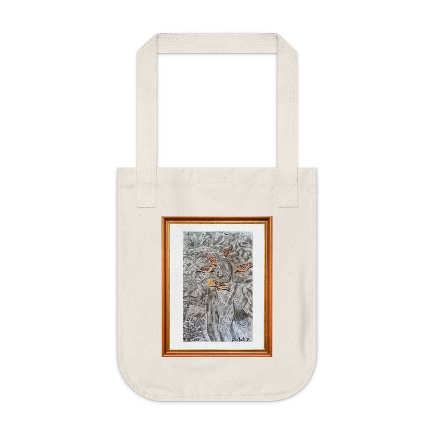 The Bread Catcher Game | Organic Canvas Tote Bag