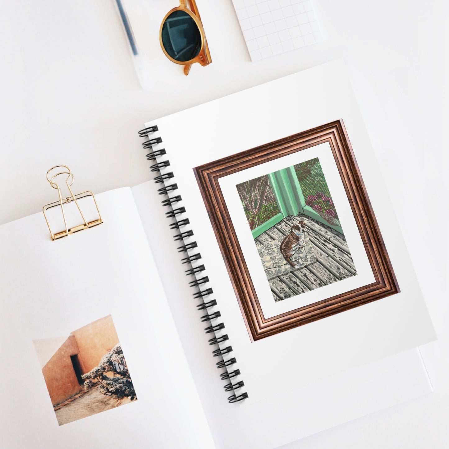 Toby Connected To Nature | Spiral Notebook - Ruled Line