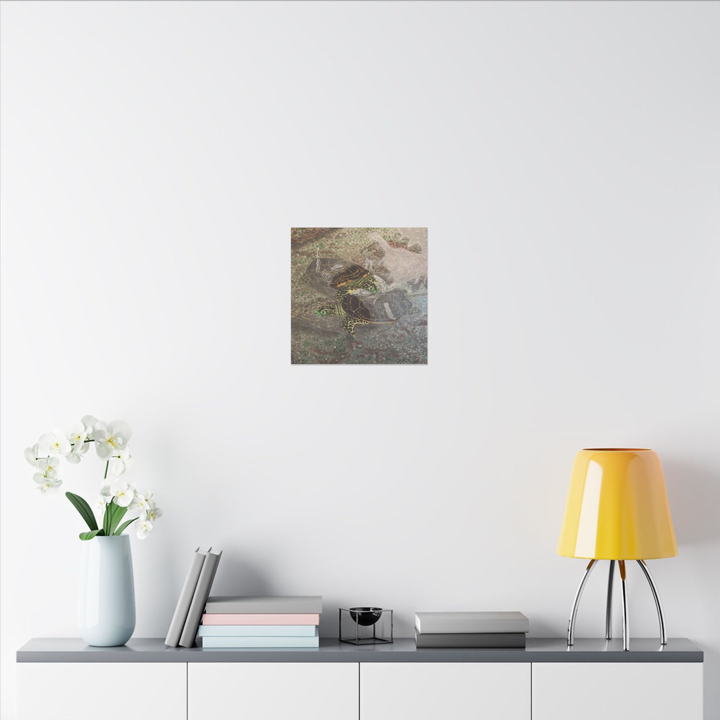 Turtles Budding Each Other | Matte Canvas, Stretched, 0.75"