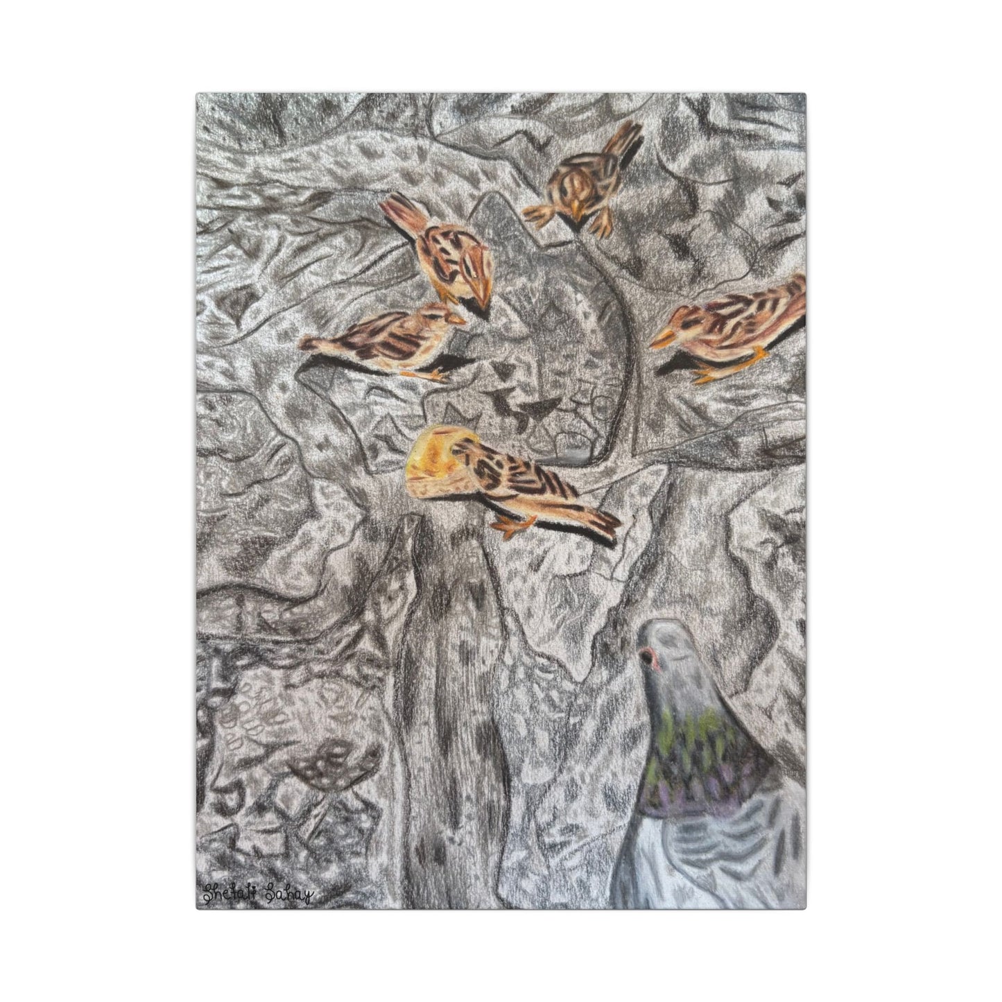The Bread Catcher Game | Matte Canvas, Stretched, 0.75"