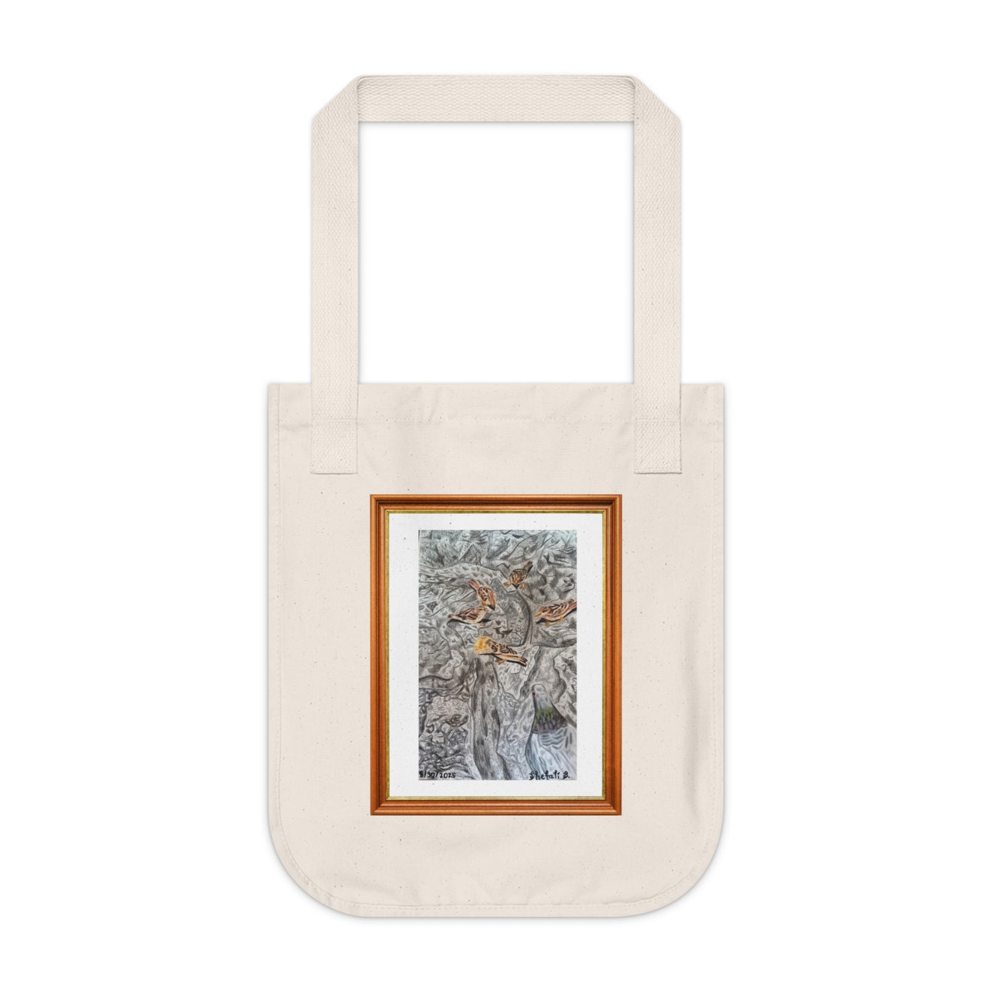 The Bread Catcher Game | Organic Canvas Tote Bag
