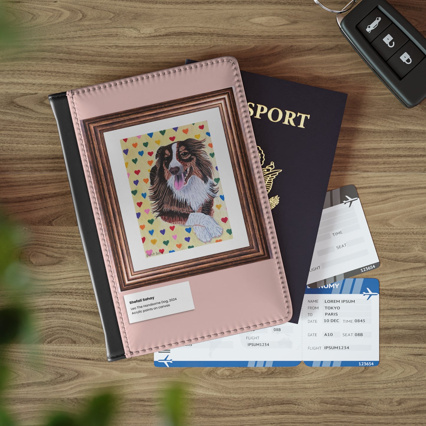 Leo The Handsome Dog | Passport Cover