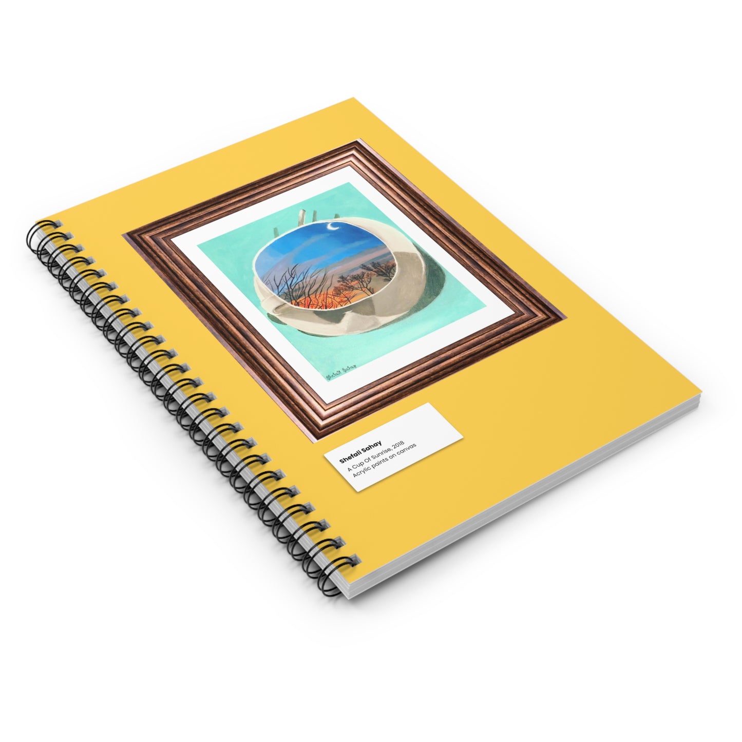 A Cup Of Sunrise | Spiral Notebook - Ruled Line