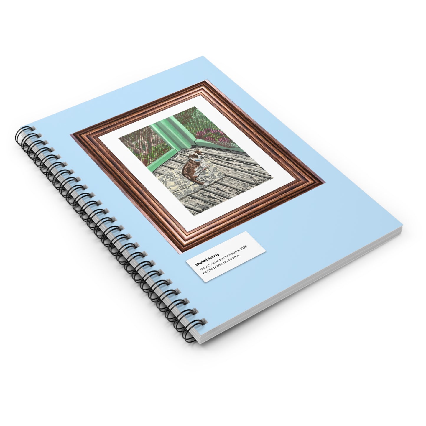Toby Connected To Nature | Spiral Notebook - Ruled Line