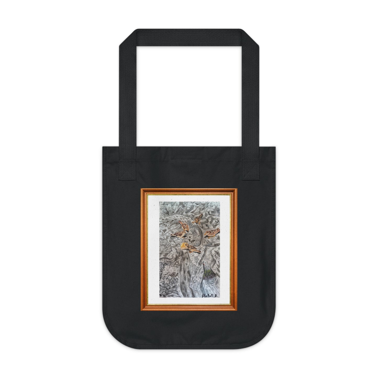 The Bread Catcher Game | Organic Canvas Tote Bag