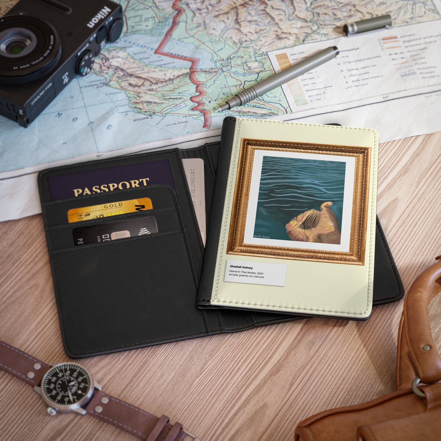 Hand In The Water | Passport Cover