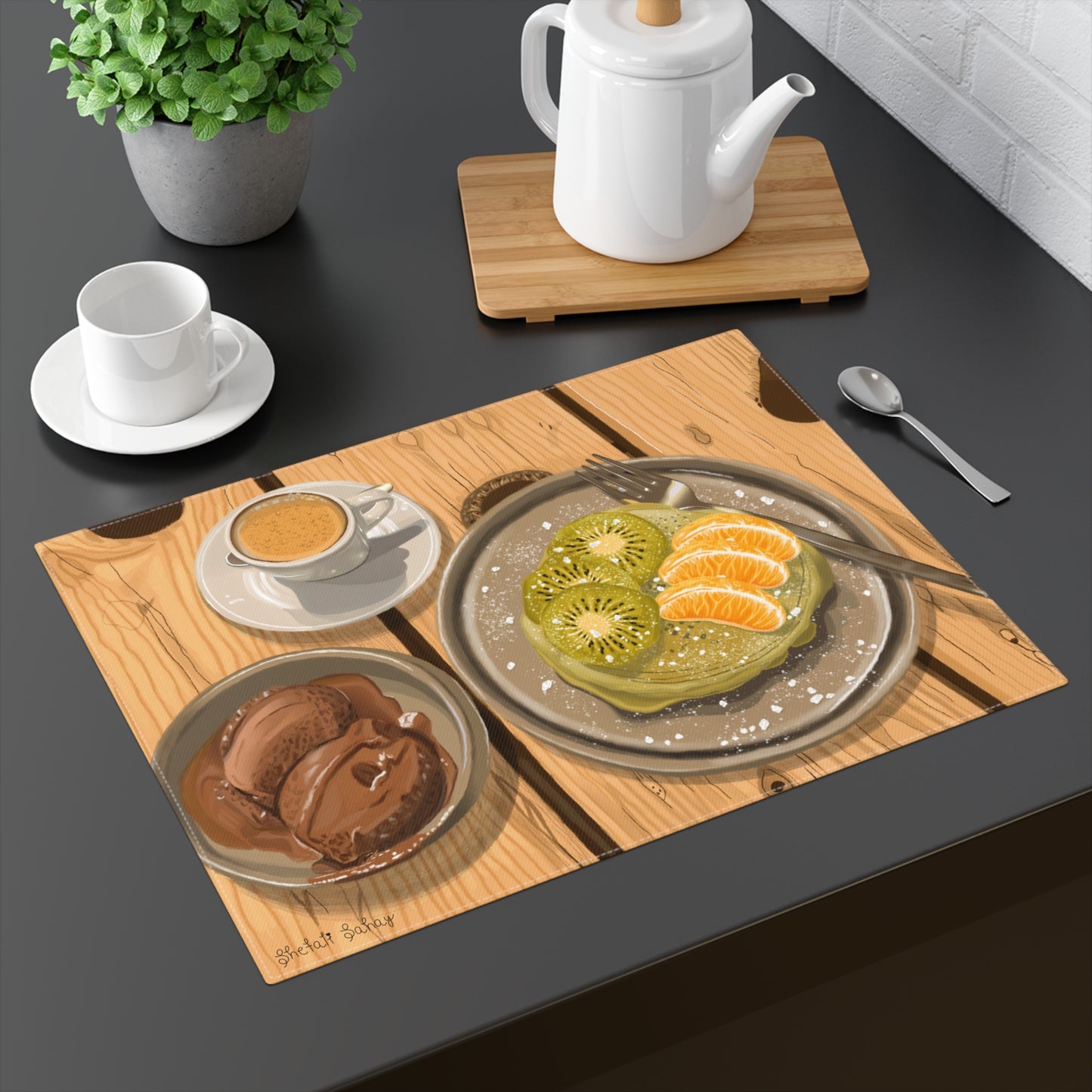 A Sweet Awakening At Lisbon | Placemat, 1pc