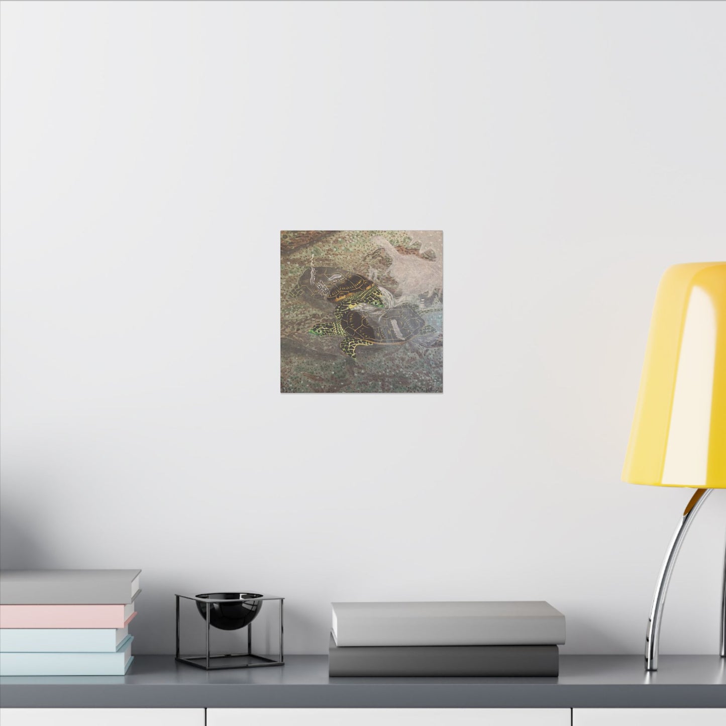 Turtles Budding Each Other | Matte Canvas, Stretched, 0.75"