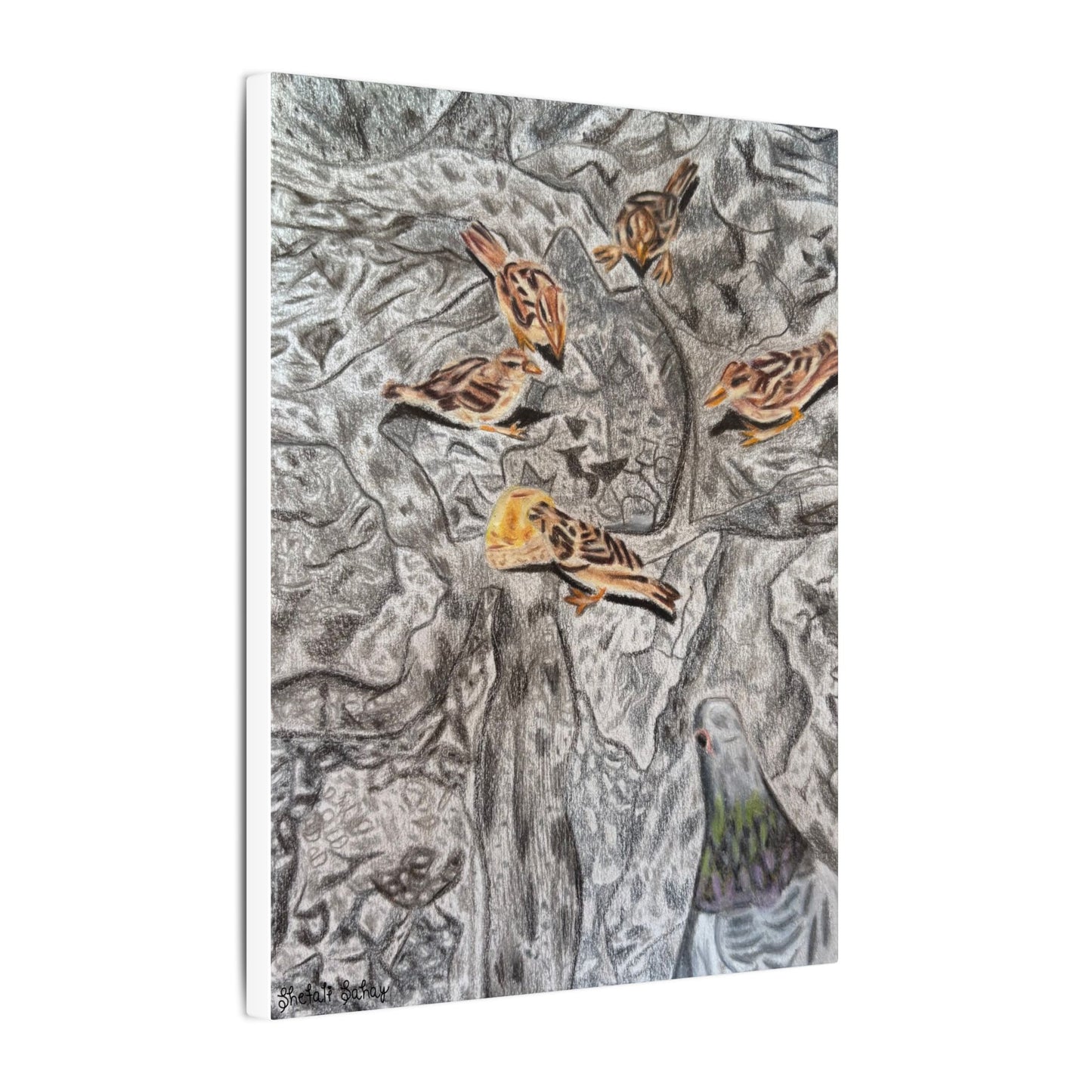 The Bread Catcher Game | Matte Canvas, Stretched, 0.75"