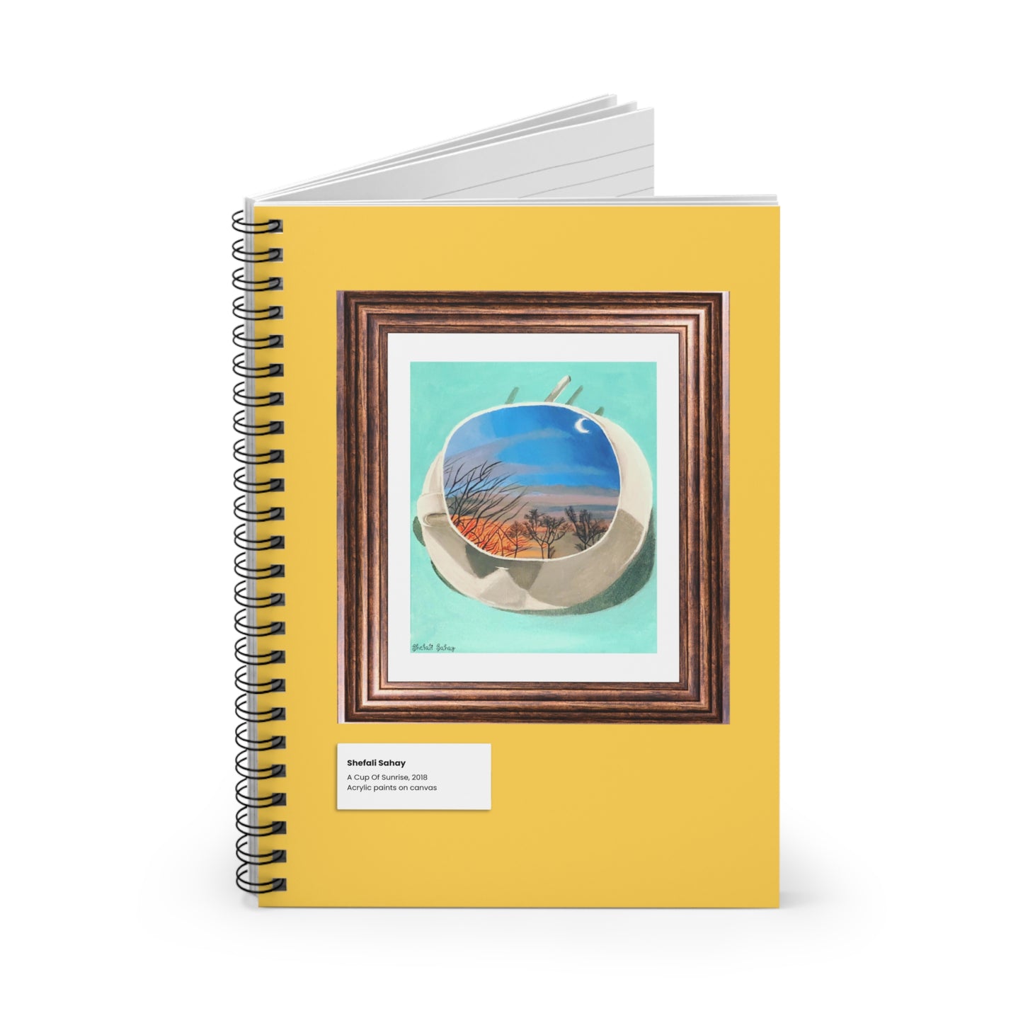 A Cup Of Sunrise | Spiral Notebook - Ruled Line
