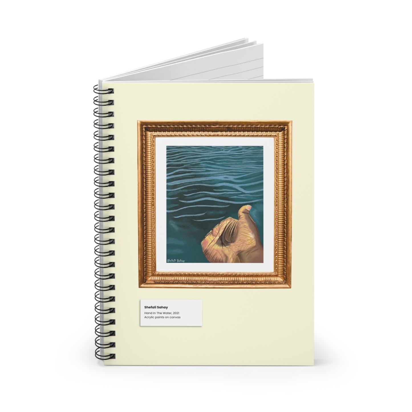 Hand In The Water | Spiral Notebook - Ruled Line