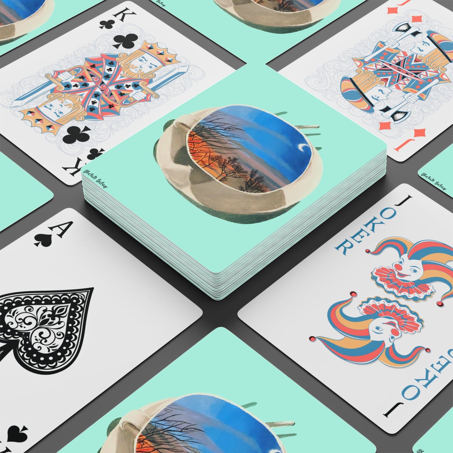 A Cup Of Sunrise | Playing Cards