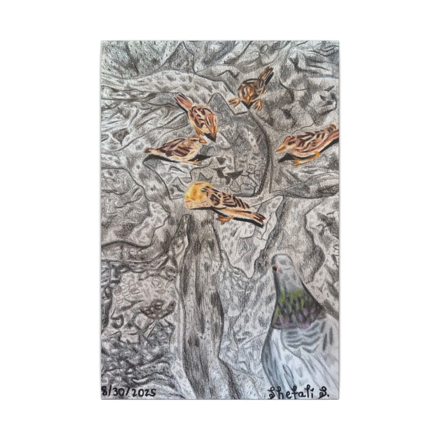 The Bread Catcher Game | Matte Canvas, Stretched, 0.75"