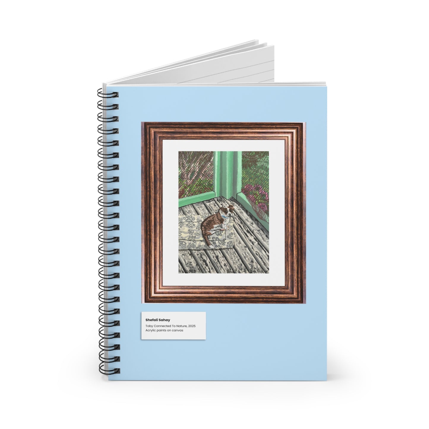 Toby Connected To Nature | Spiral Notebook - Ruled Line