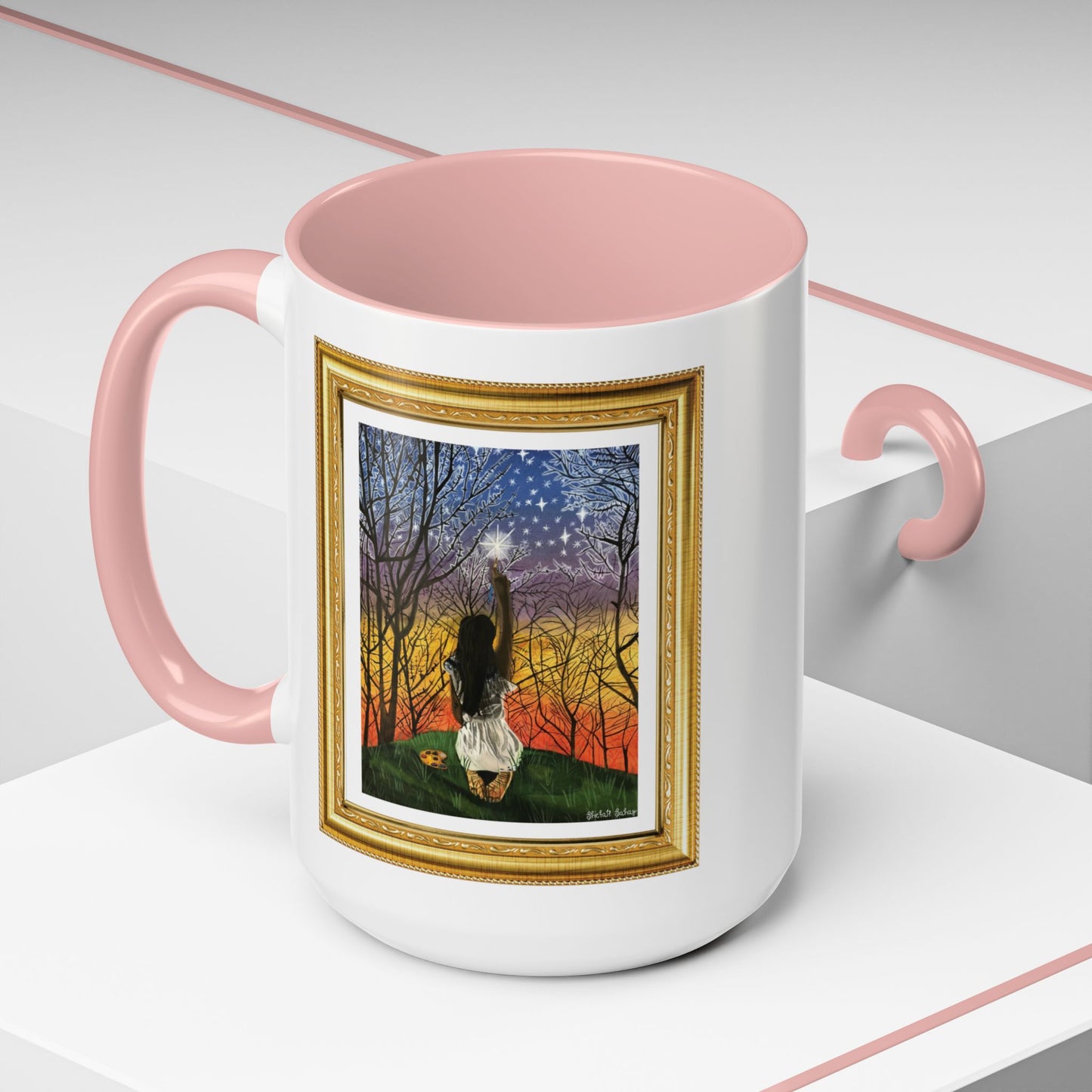 Painting The Stars | Accent Coffee Mug (11, 15oz)