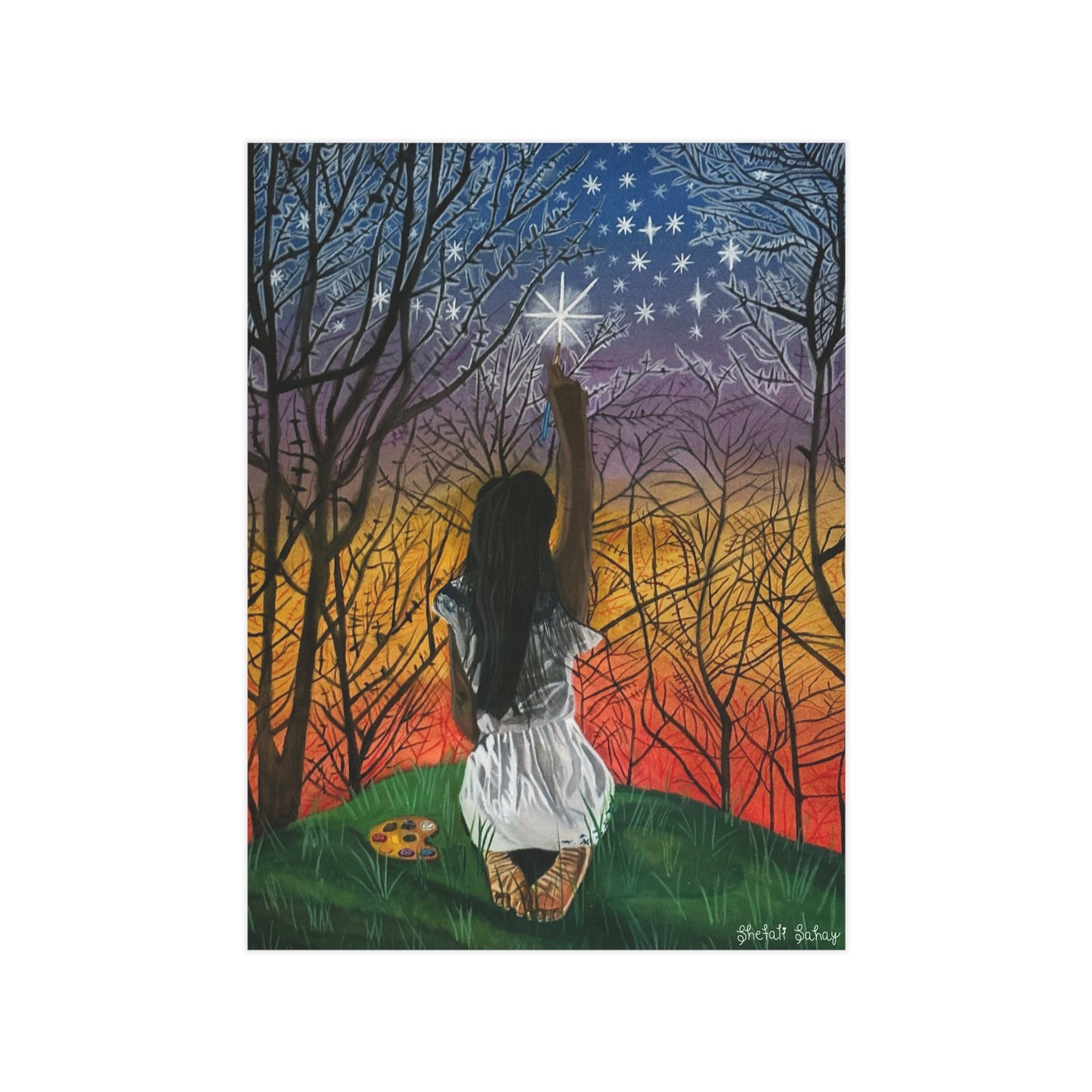 Painting The Stars | Unframed Prints