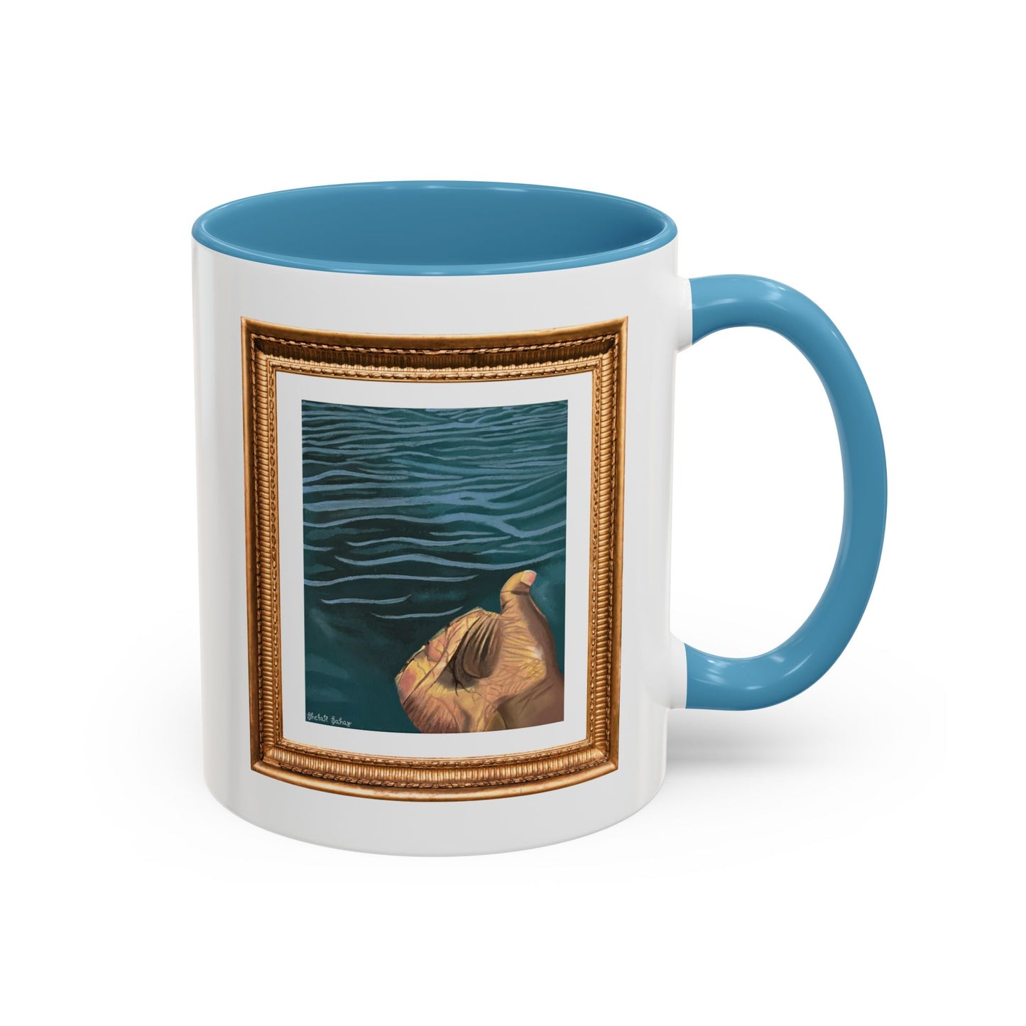 Hand In The Water | Accent Coffee Mug (11, 15oz)