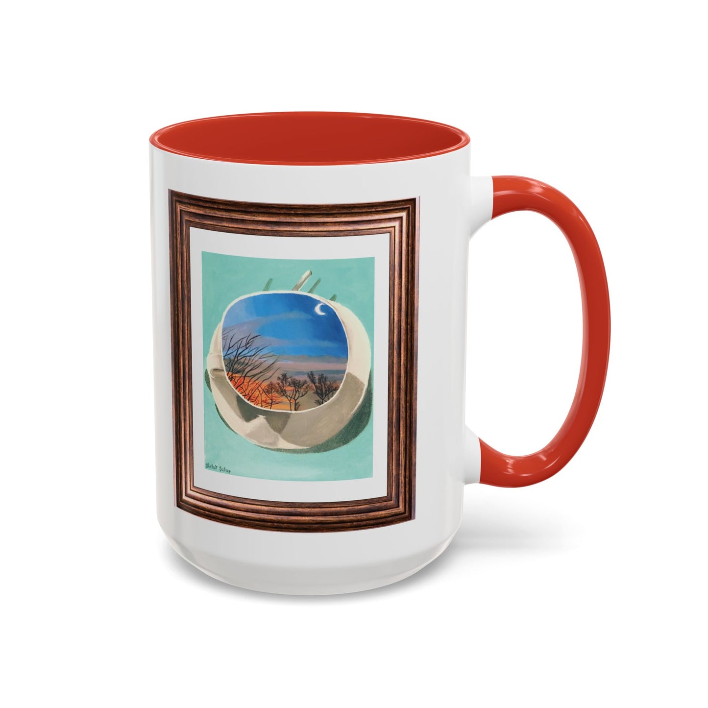 A Cup Of Sunrise | Accent Coffee Mug (11, 15oz)