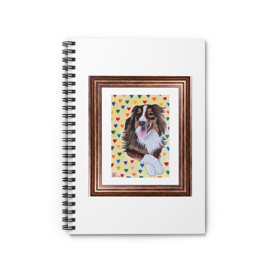 Leo The Handsome Dog | Spiral Notebook - Ruled Line