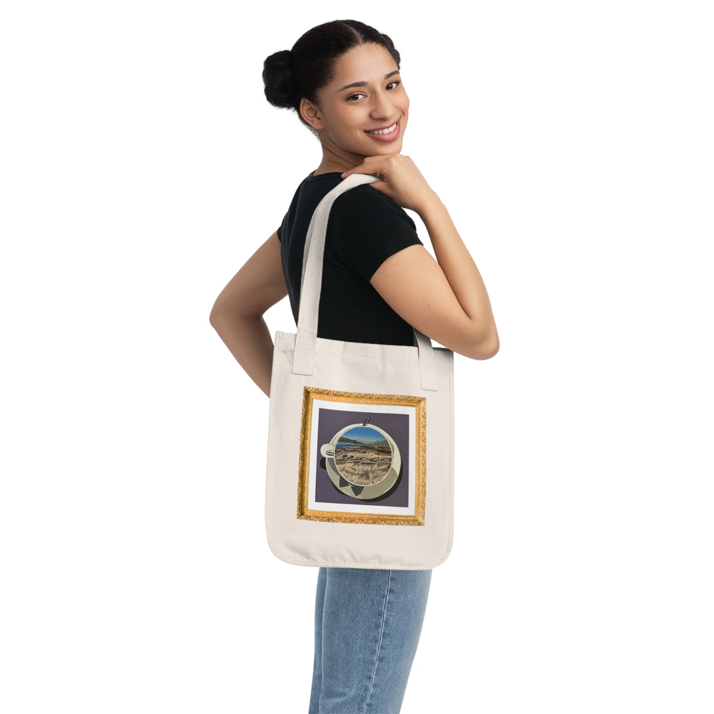 A Cup Of Creamy Mushroom | Organic Canvas Tote Bag