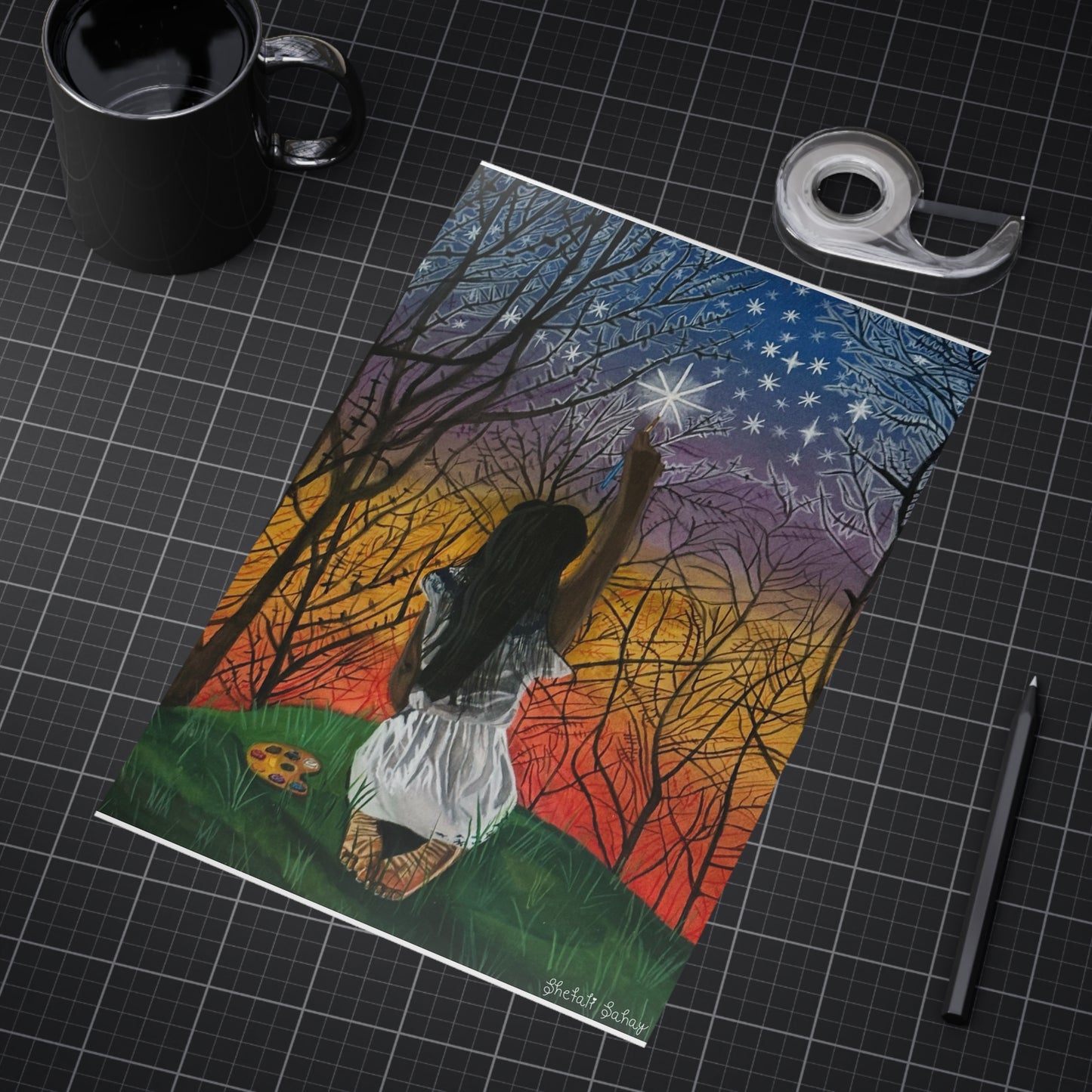 Painting The Stars | Unframed Prints