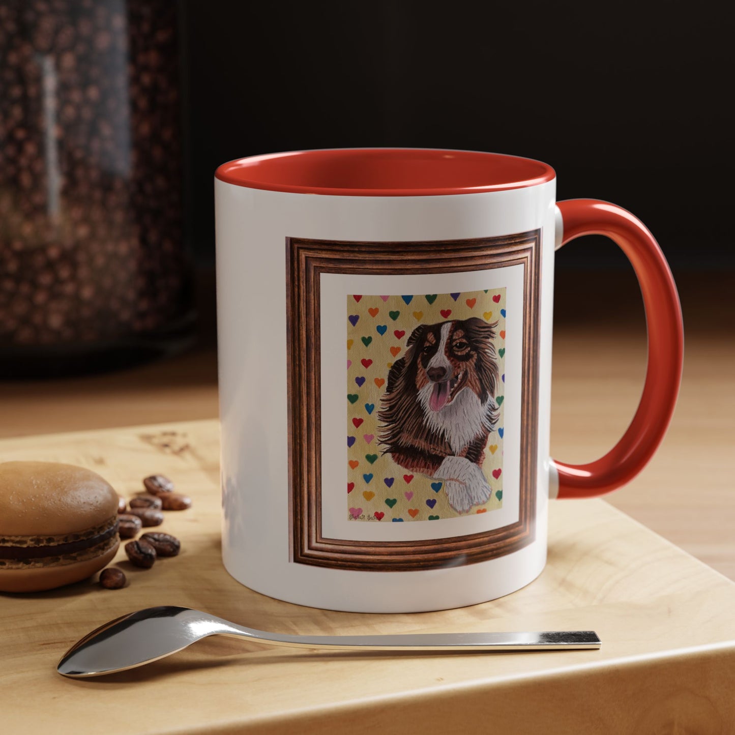 Leo The Handsome Dog | Accent Coffee Mug (11, 15oz)