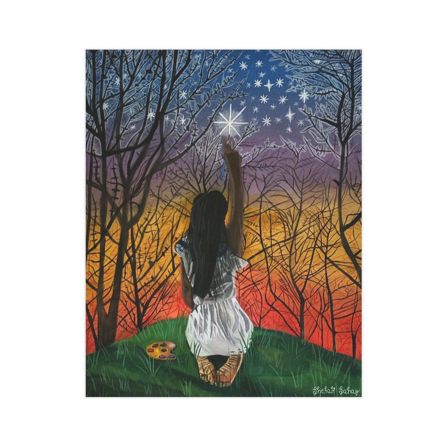 Painting The Stars | Unframed Prints