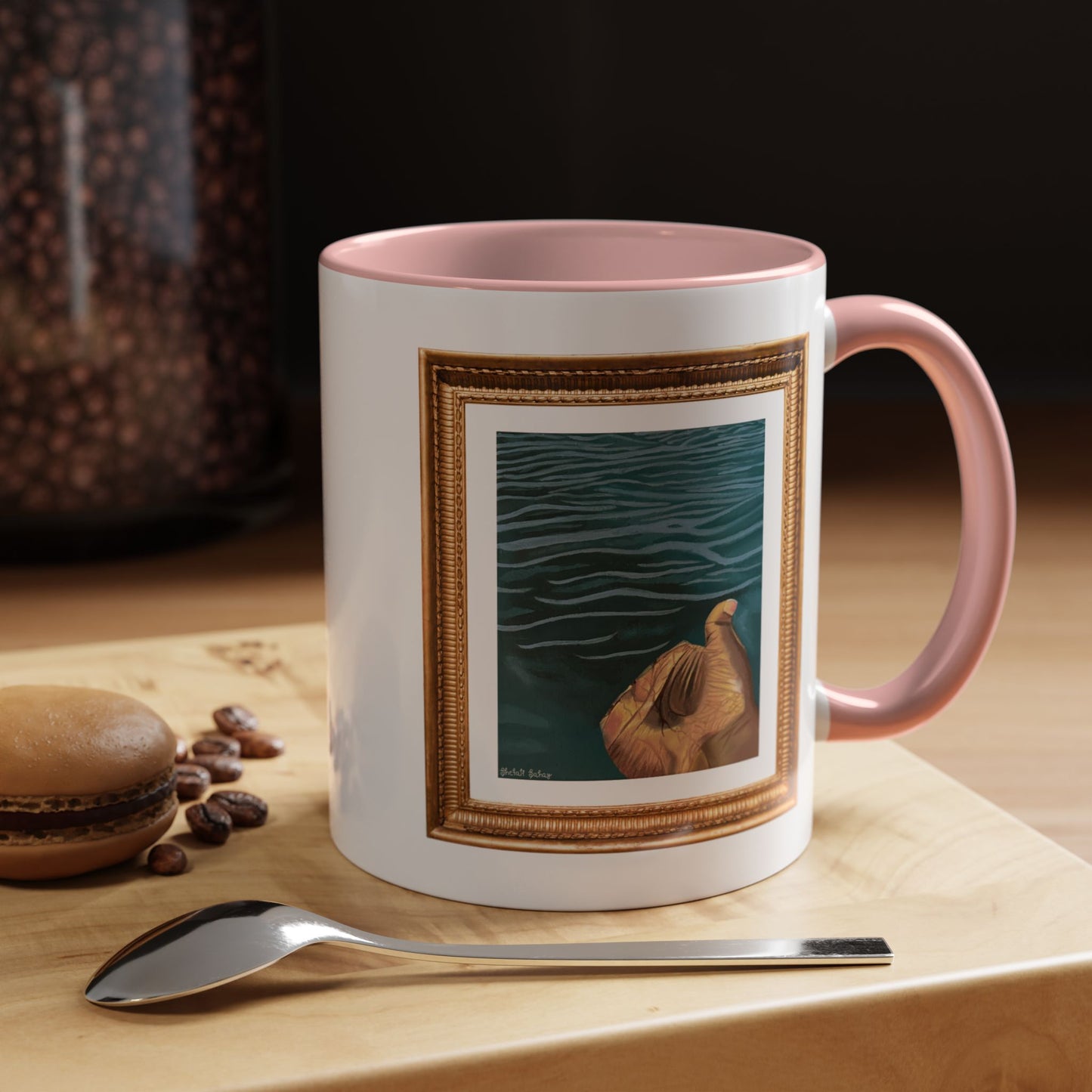 Hand In The Water | Accent Coffee Mug (11, 15oz)