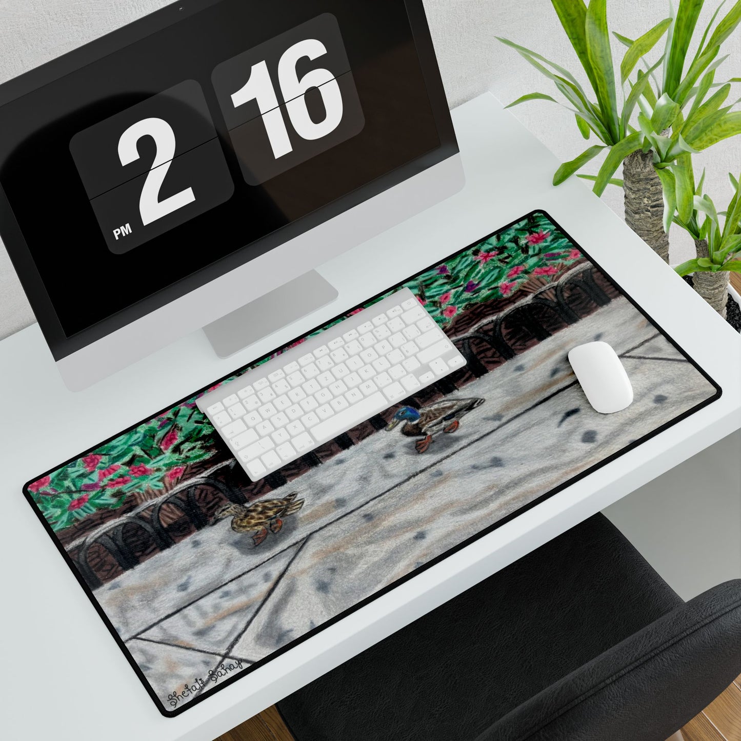The Sneaky Chase | Desk Mat