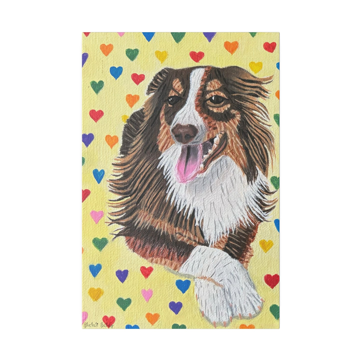 Leo The Handsome Dog | Matte Canvas, Stretched, 0.75"