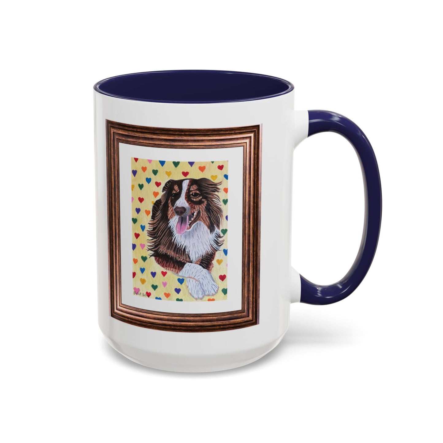 Leo The Handsome Dog | Accent Coffee Mug (11, 15oz)