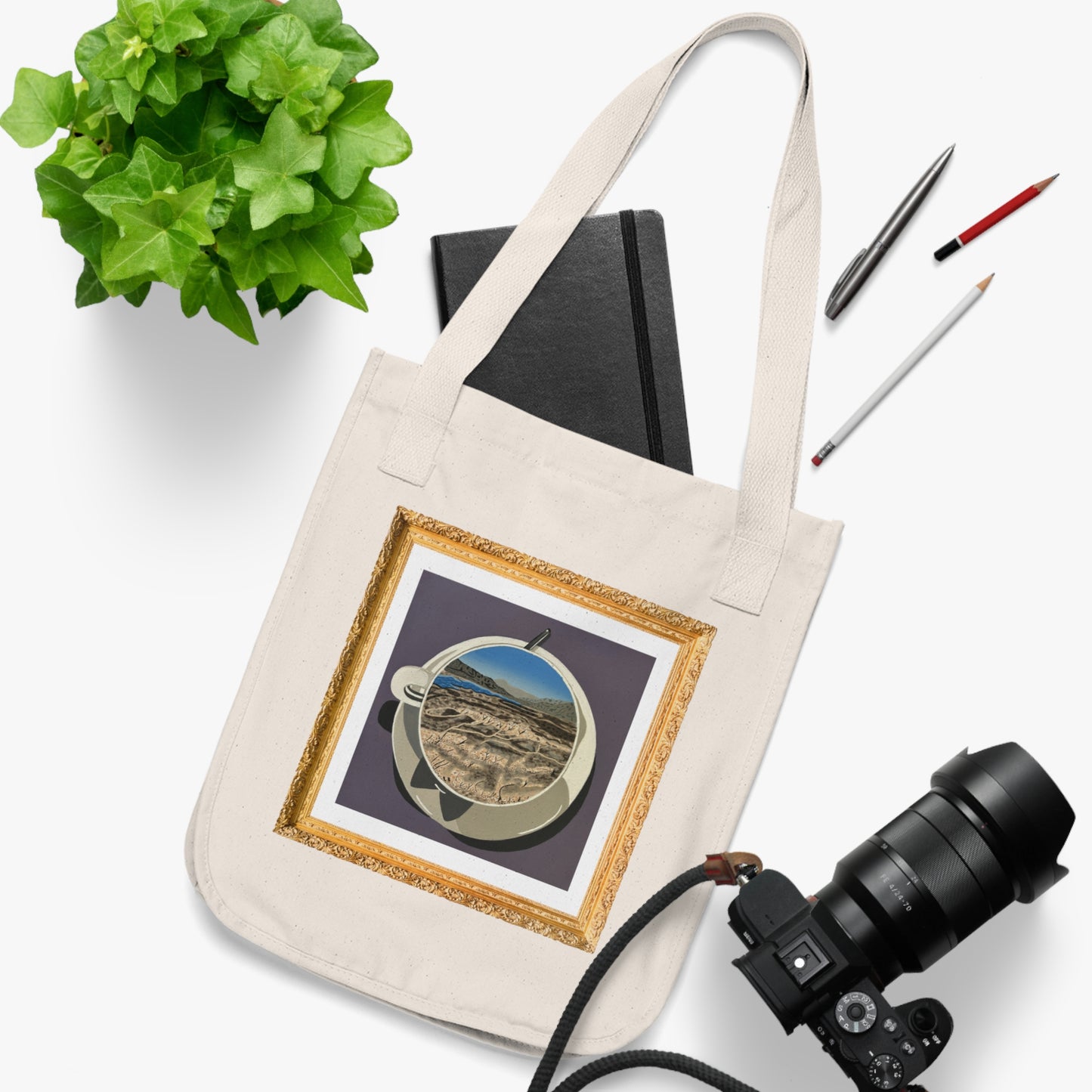 A Cup Of Creamy Mushroom | Organic Canvas Tote Bag