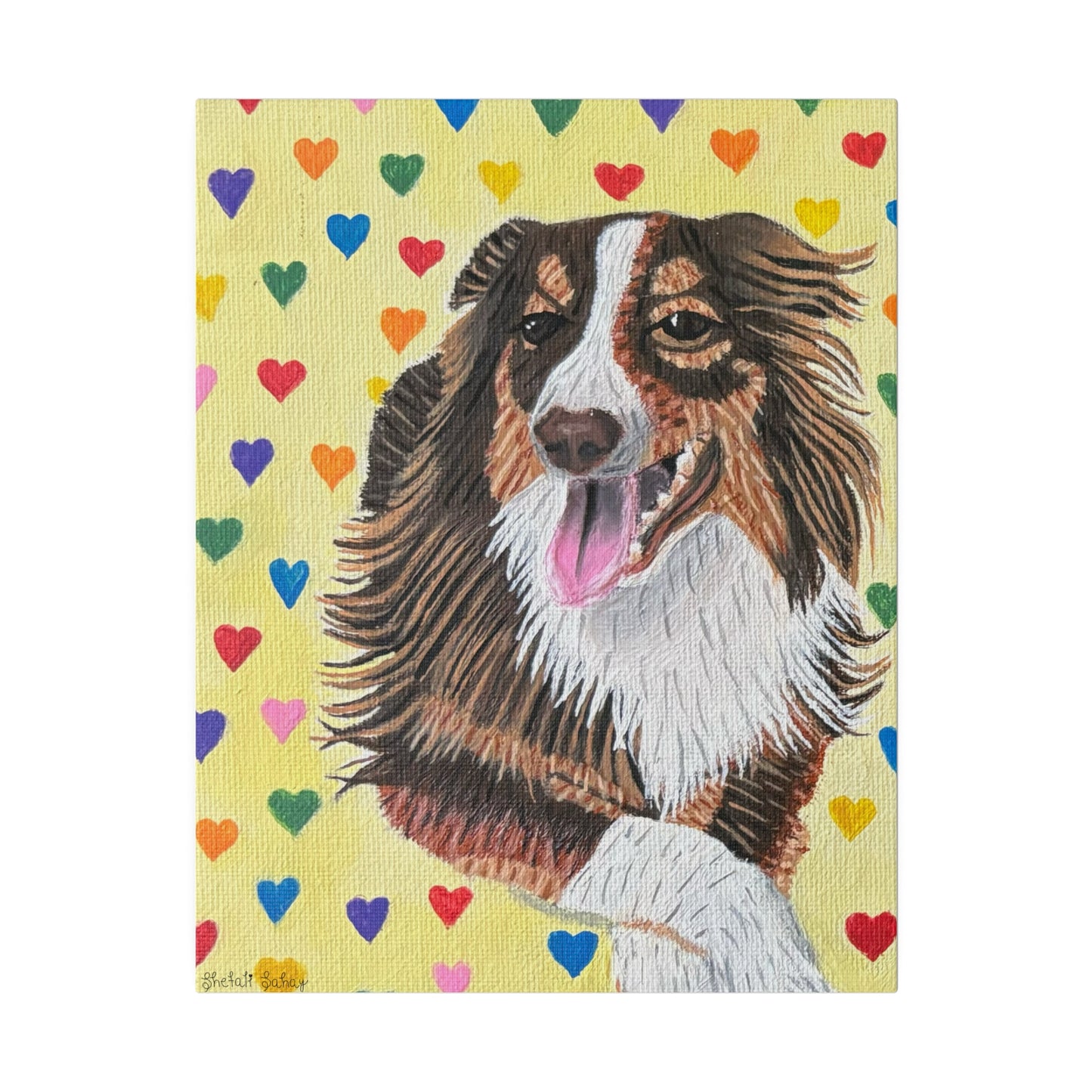 Leo The Handsome Dog | Matte Canvas, Stretched, 0.75"