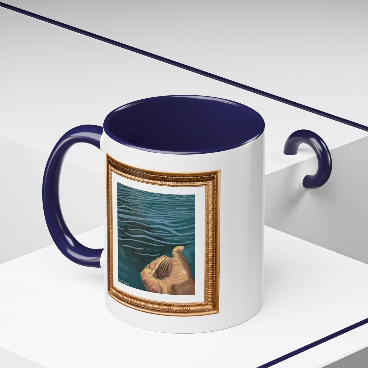 Hand In The Water | Accent Coffee Mug (11, 15oz)