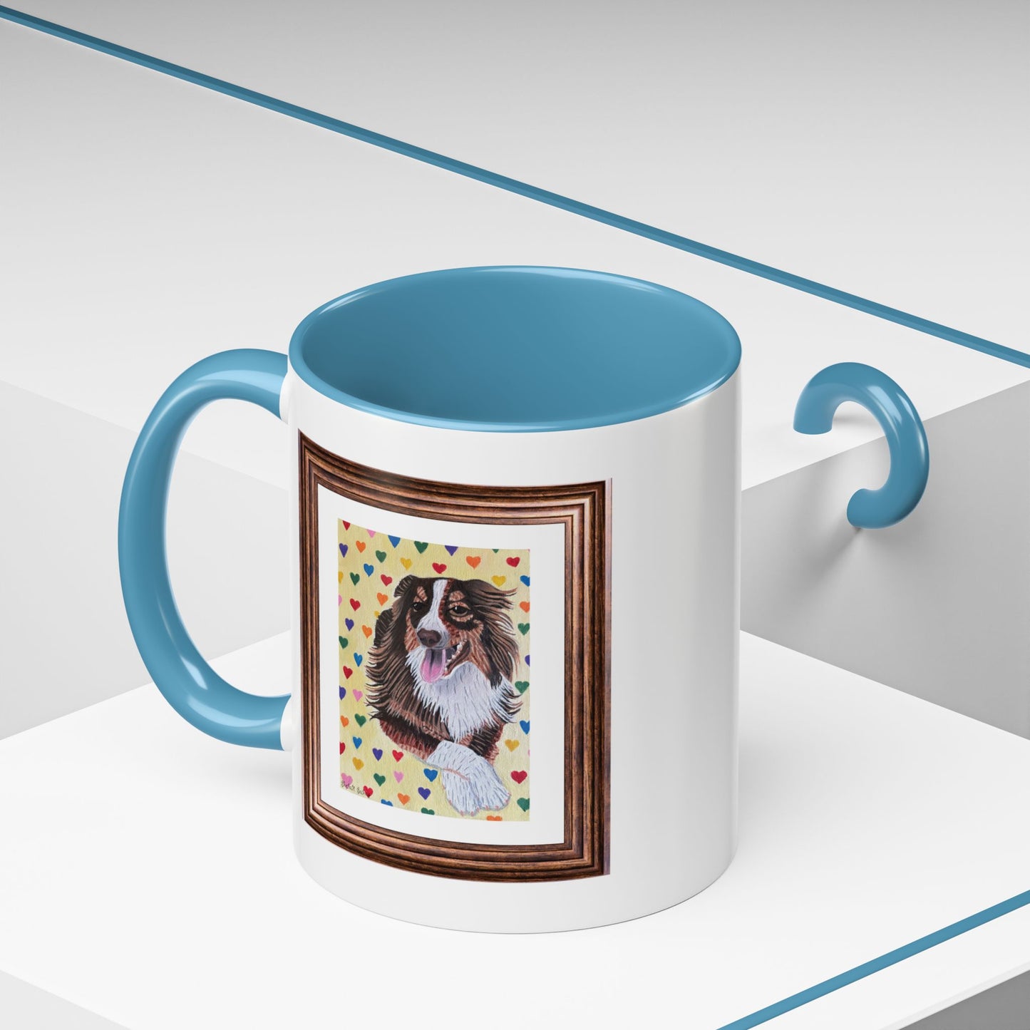 Leo The Handsome Dog | Accent Coffee Mug (11, 15oz)