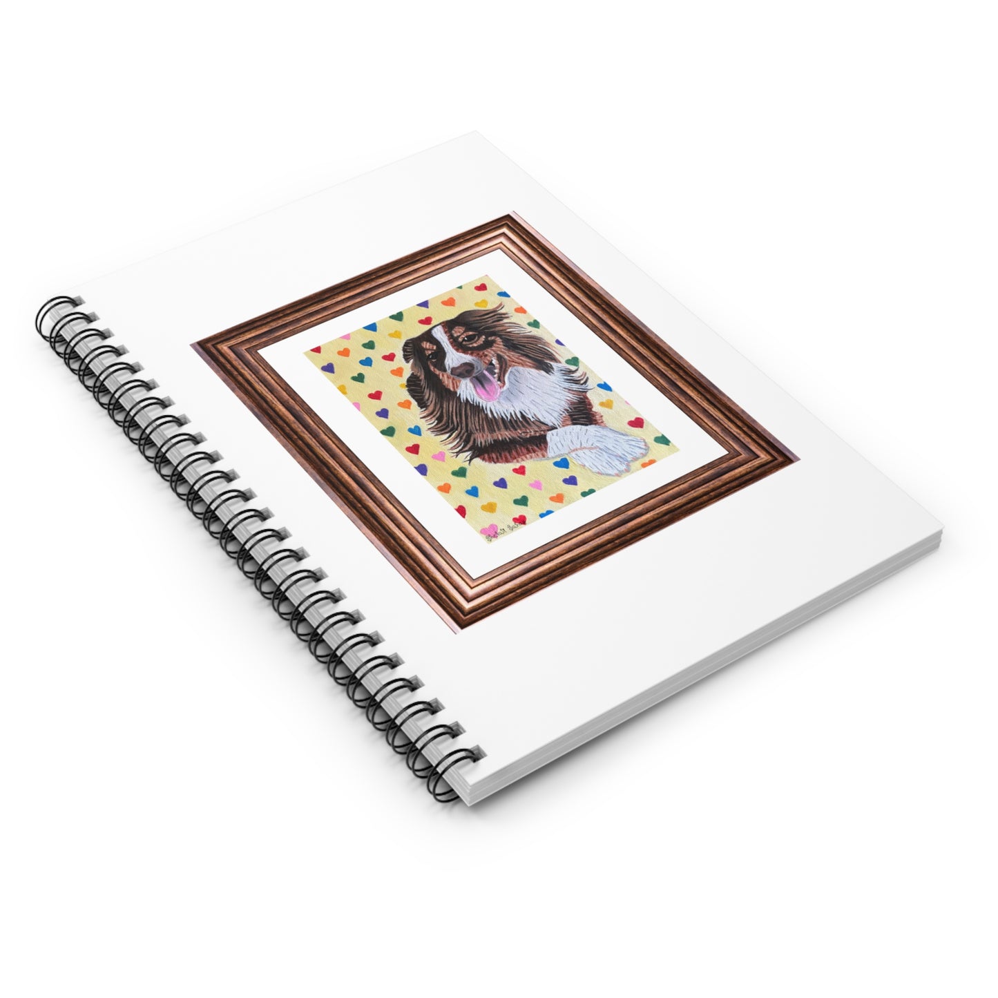 Leo The Handsome Dog | Spiral Notebook - Ruled Line