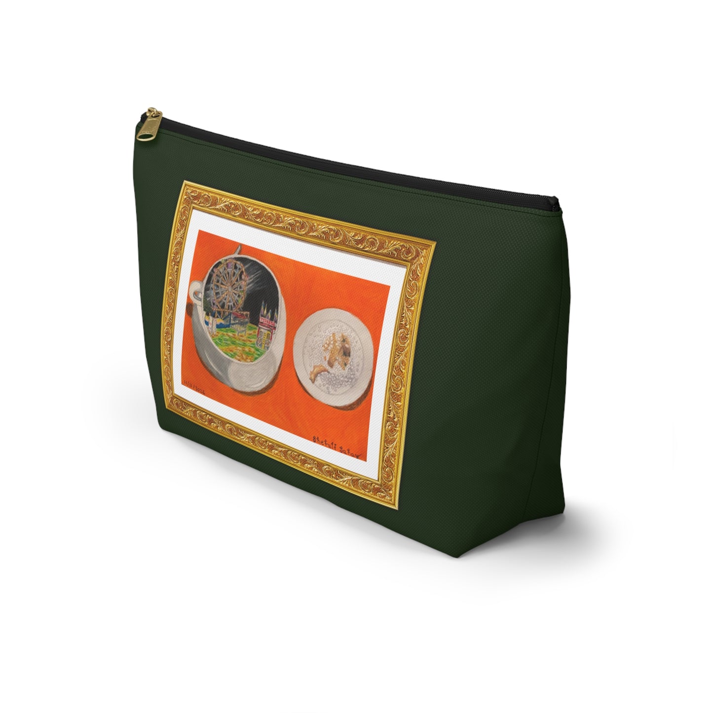 A Cup of Warren Expo with a Side of Fried Oreo | Accessory Pouch w T-bottom