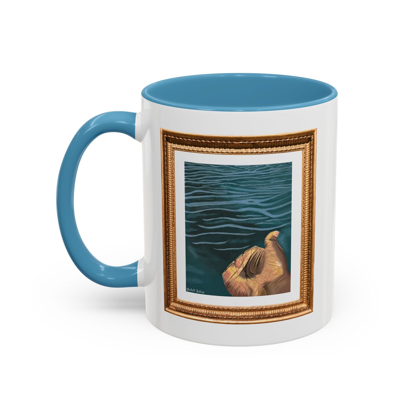 Hand In The Water | Accent Coffee Mug (11, 15oz)