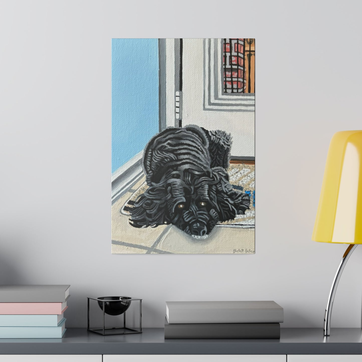 Rocky Chilling On A Corner | Matte Canvas, Stretched, 0.75"