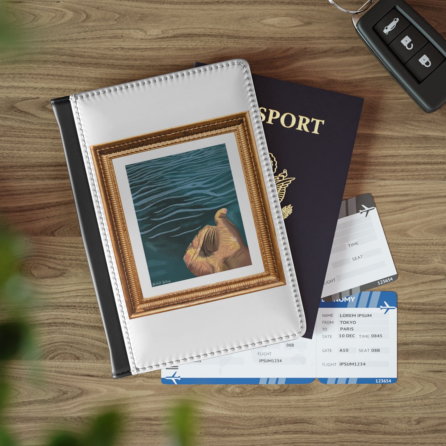 Hand In The Water | Passport Cover