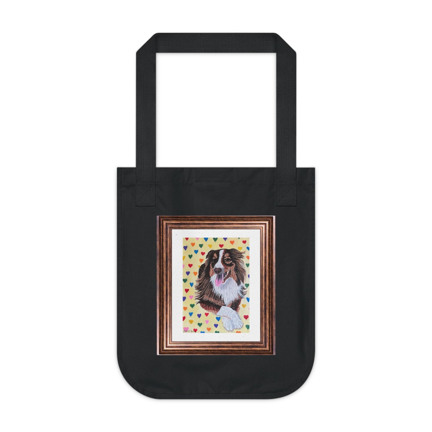 Leo The Handsome Dog | Organic Canvas Tote Bag