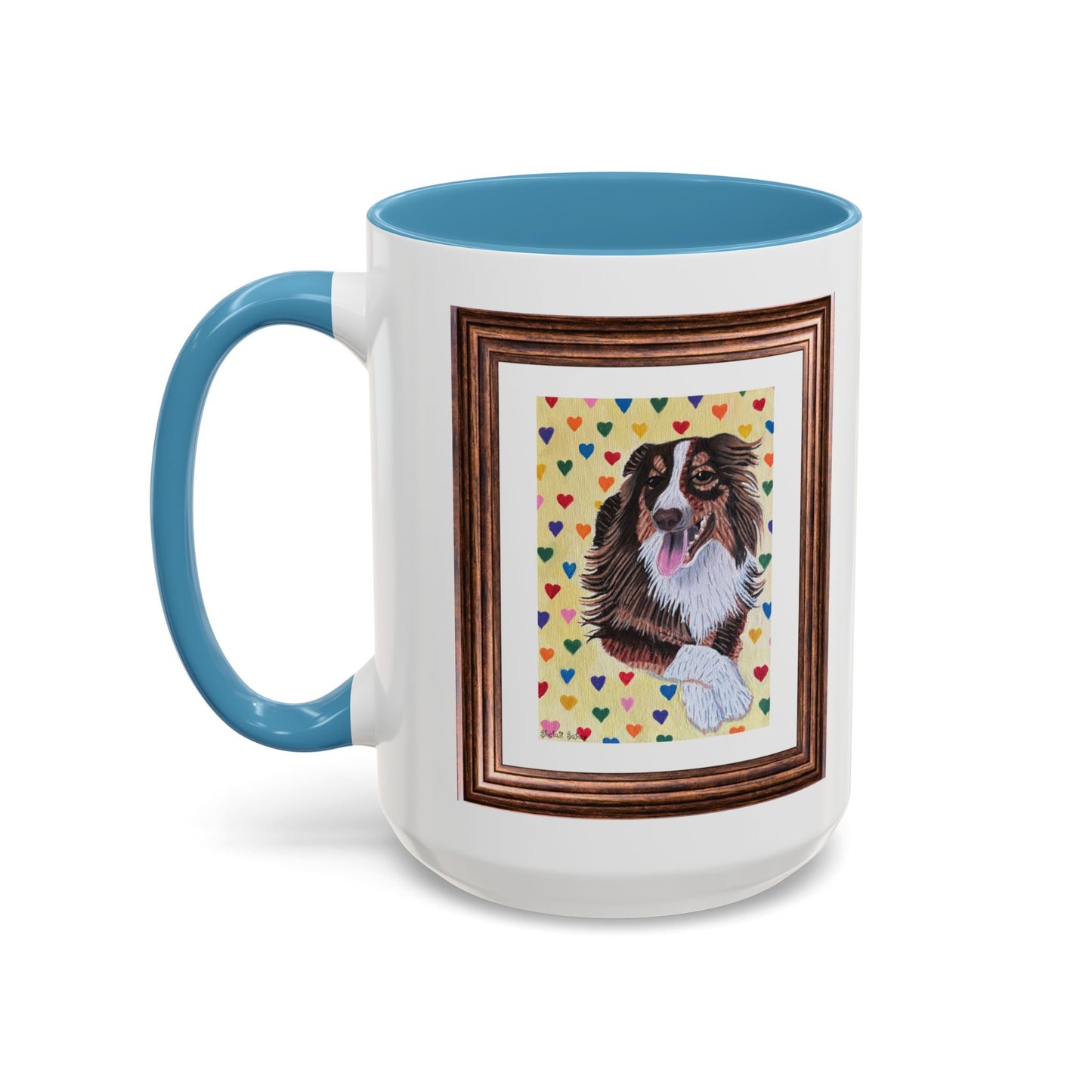 Leo The Handsome Dog | Accent Coffee Mug (11, 15oz)